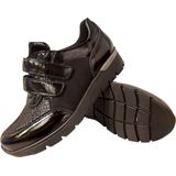 Waldläufer - Orthotritt - Klittenbandschoen - Zwart - Nubuck en Stretch