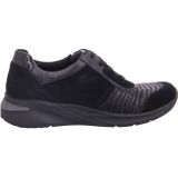 Waldläufer - 715H02 - Veterschoenen - Schwarz - Leer