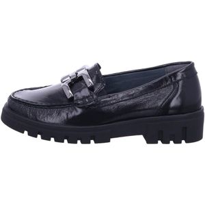 Waldlaufer - H-Serena - Instappers - Zwart - Lakleer