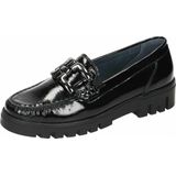 Waldlaufer - H-Serena - Instappers - Zwart - Lakleer