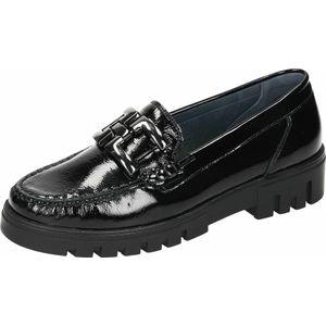 Waldlaufer - H-Serena - Instappers - Zwart - Lakleer