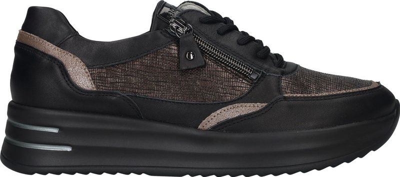 Waldlaufer 755004-H-Arianna - Lage sneakersDames sneakers - Kleur: Zwart