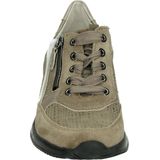 Waldläufer - Himona - Dames Veterschoen - Fango - Suède/Lakleer