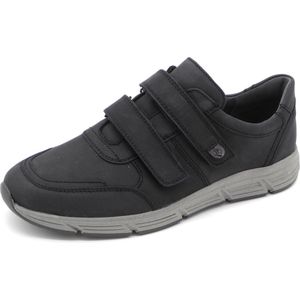 Waldläufer - Klittenbandschoen - Blauw - Nubuckleer - Wijdte H