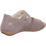 Sandalen - Beige - Wedge - Klittenbandsluiting - H-breedte