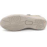 Waldläufer - 607501-100-093 Bandschoen - Taupe - Leer - Klittenbandsluiting