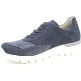 Waldlaufer - K-Ramona 626K02 - Sneaker - Blauw - Suede + Print Combinatie
