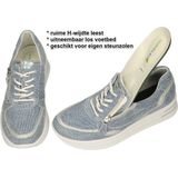 Waldlaufer - 755004 H-Arianna - Lage sneakersDames sneakers - Kleur: Blauw - Maat: 37.5