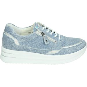Waldlaufer - 755004 H-Arianna - Lage sneakersDames sneakers - Kleur: Blauw - Maat: 37.5