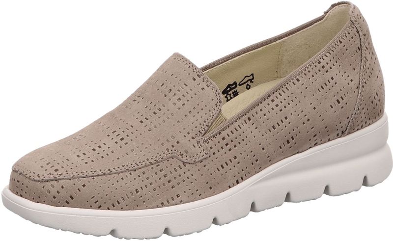 Waldlaufer - Bruni - Instappers - Beige - Leren - Voorgevormd Voetbed