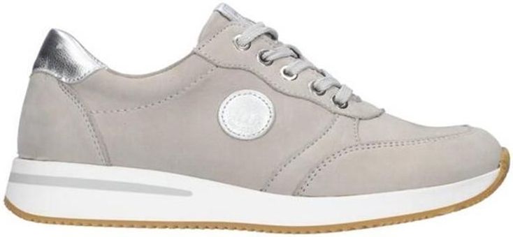 Waldläufer - 935003 - Veterschoenen - Stein Silber - Leer