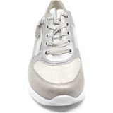 Waldläufer Himona Sneakers - Leer - Dames - Rosegoud - Maat 36,5