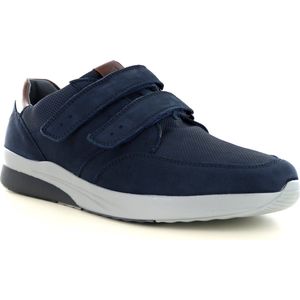 Waldläufer - 654301 - Klittenbandschoen - Marineblauw - Nubuck Leer