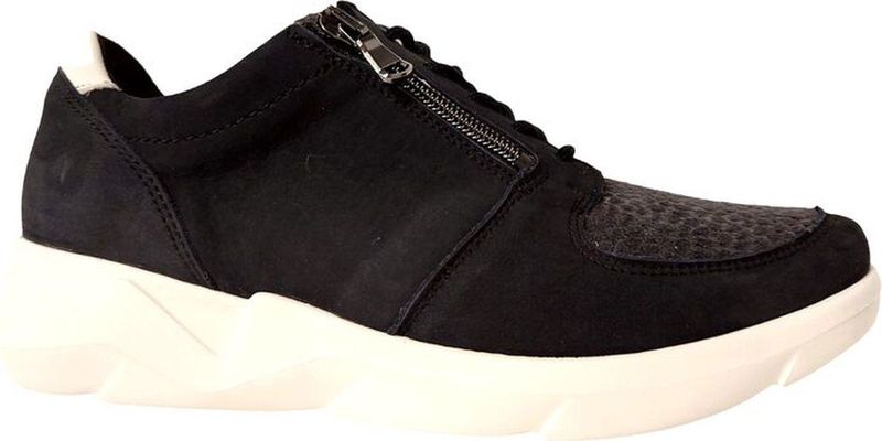 Waldläufer - H-FUNKY - Sneakers - Donkerblauw/Wit - Comfortwijdte H