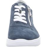 Waldläufer - Birdy - Sportieve Dames Veterschoen - Donkerblauw - Nubuck Leer