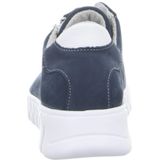 Waldläufer - Birdy - Sportieve Dames Veterschoen - Donkerblauw - Nubuck Leer