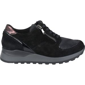 Waldläufer Hiroko - Dames Sneaker - Zwart - Leer