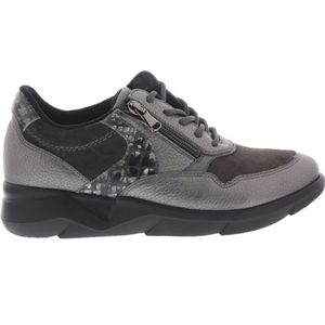 Waldlaufer - K-funky Roxy - Veterschoenen - Asphalt - Carbon - Oud-zilver
