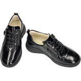 Waldlaufer - KALEA - Sneakers - Zwart - Lakleer - Extra Brede K-Wijdte