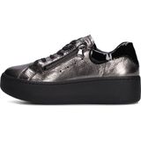 Waldläufer - H Rits Sneaker - Sneakers - Zwart - Lakleer