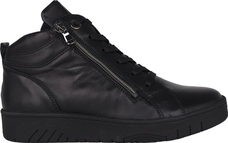 Waldläufer - H-Yuna - Dames Laars - Zwart - Lichtgewicht Zool - H-Wijdte