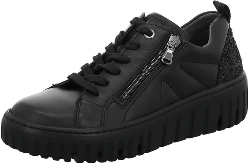 Waldläufer - 941003 Softlamm Galactica - Sneakers - Schwarz - Materiaal Softlamm
