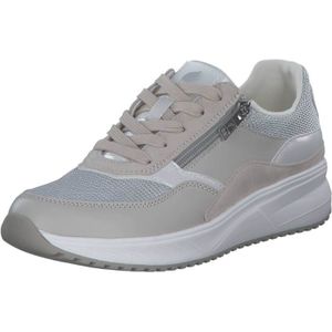 Waldlaufer - Mara - Sneakers - Grijs - Leer en Mesh - Ritssluiting