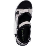 Outdoorschoen - Lichtgrijs/Zwart - Klittenbandsluiting - Sleehak