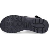 Outdoorschoen - Lichtgrijs/Zwart - Klittenbandsluiting - Sleehak