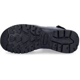 Outdoorschoen - Jeansblauw/Zwart - Sleehak - Klittenbandsluiting