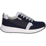 Waldläufer - 784001 - Veterschoenen - Blauw - Velours Mesh