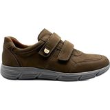 Waldläufer - Haslo - Herenschoenen - Denver Schlamm - Nubuck Leer - Klittenbandsluiting