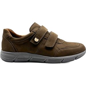 Waldläufer - 323301-191-055 Klittenbandschoen - Taupe - Nubuckleer