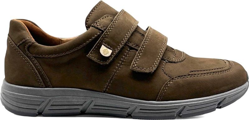 Waldläufer - Haslo - Herenschoenen - Denver Schlamm - Nubuck Leer - Klittenbandsluiting