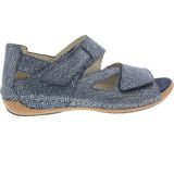 Waldläufer - Heliett - Sandalen - Blauw - Leer - Klittenbandsluiting