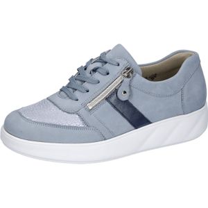 Waldläufer - Lili - Sneakers - Blauw - Comfortabele Veterschoen