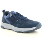WALDLAUFER - 713003 Sneaker - Blauw - Suede - Rits - Uitneembaar Voetbed