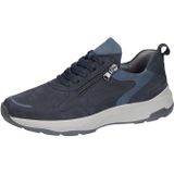 WALDLAUFER - 713003 Sneaker - Blauw - Suede - Rits - Uitneembaar Voetbed
