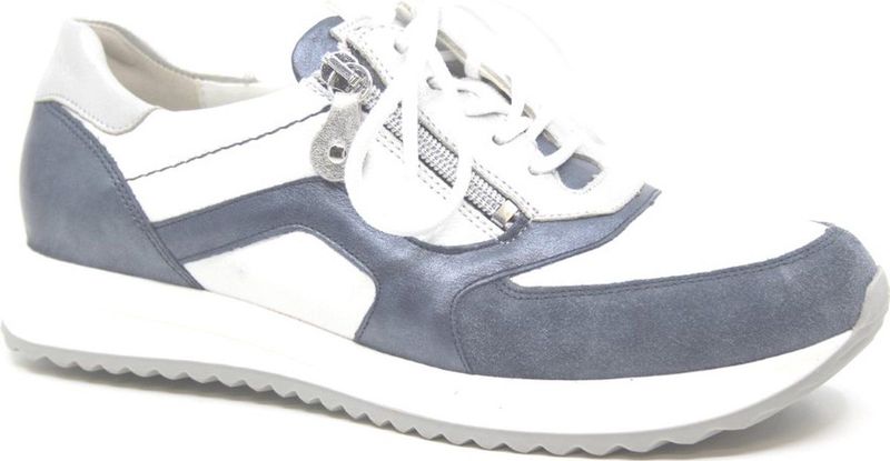 Waldläufer - 752004 Order Vega Eclis Pearl - Sneakers - Jeans Weiss Argento