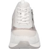 Waldläufer - Vicky - Sportieve Lage Dames Veterschoen - Beige - Leer/Suede