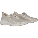 Waldläufer Kalea - Dames Sneaker - Zilver - Premium Bovenleer - Rits Aan Zijkant