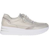 Waldläufer - H-Arianna - Dames Sneaker - Zilver - Kunstleer - Rits