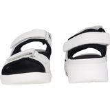 Waldläufer - H-Yvonne - Dames Sandaal - Wit - Leer - Klittenbandsluiting