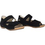 Waldläufer - Heliett - Dames Sandaal - Blauw - Nubuckleer