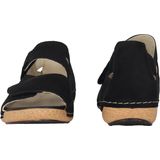 Waldläufer - Heliett - Dames Sandaal - Blauw - Nubuckleer