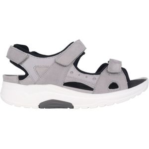 Waldläufer - H-Yvonne - Dames Sandaal - Grijs - Leer - Antibacterieel Voetbed