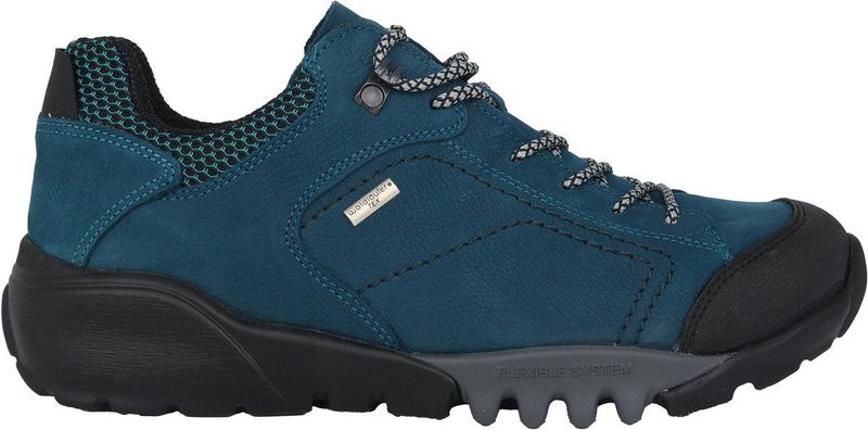 Waldläufer - H-Fritz - Heren Sneaker - Blauw - Leer - H-Wijdte