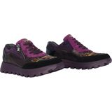 Waldläufer - H-Ajala - Dames Sneaker - Paars - Lakleer en Suède