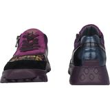 Waldläufer - H-Ajala - Dames Sneaker - Paars - Lakleer en Suède