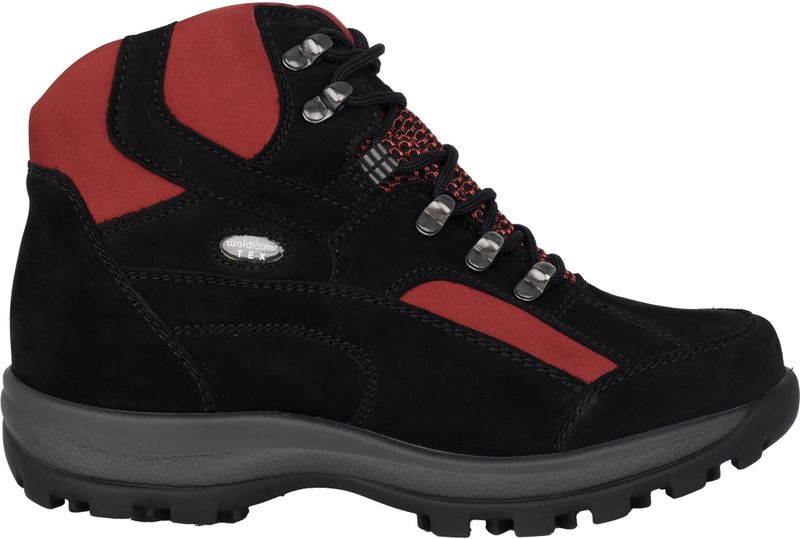 Waldläufer - Holly - Dames Laars - Zwart - Flexibele Materialen